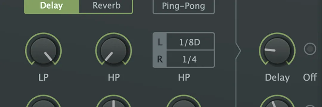 a screenshot of the effects section of Zebralette 3