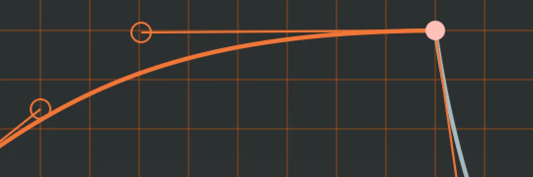 a screenshot of the spline-based editing of Zebralette 3