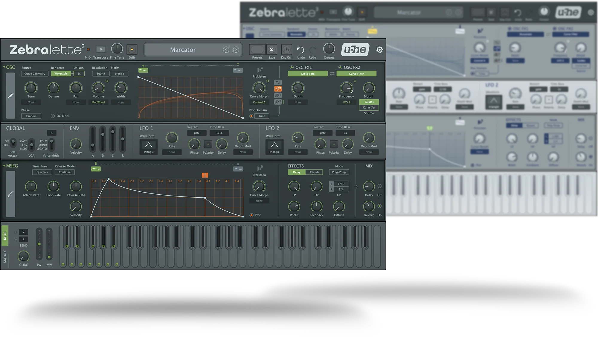 a screenshot of Zebralette 3’s user interface