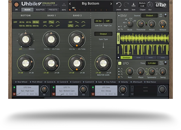 Uhbik EQ: Semi-parametric equalizer